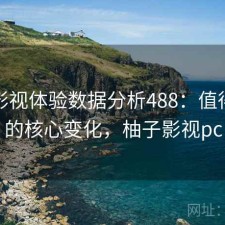 柚子影视体验数据分析488：值得关注的核心变化，柚子影视pc