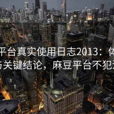 麻豆平台真实使用日志2013：体验变化与关键结论，麻豆平台不犯法吗