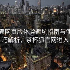 茶杯狐网页版体验避坑指南与使用技巧解析，茶杯狐官网进入