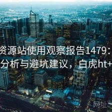 白虎资源站使用观察报告1479：现状分析与避坑建议，白虎ht+