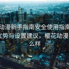 樱花动漫新手指南安全使用指南：有哪些优势与设置建议，樱花动漫app怎么样