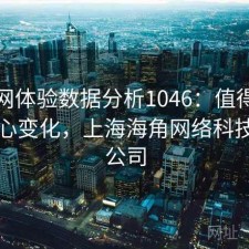 海角网体验数据分析1046：值得关注的核心变化，上海海角网络科技有限公司
