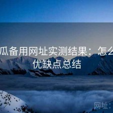 17吃瓜备用网址实测结果：怎么选与优缺点总结