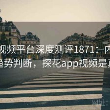 探花视频平台深度测评1871：内容变化与趋势判断，探花app视频是真的吗