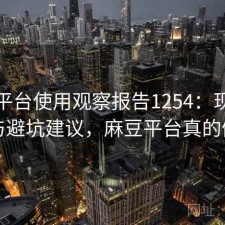 麻豆平台使用观察报告1254：现状分析与避坑建议，麻豆平台真的假的