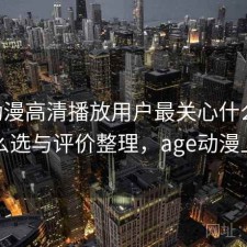 age动漫高清播放用户最关心什么？怎么选与评价整理，age动漫上