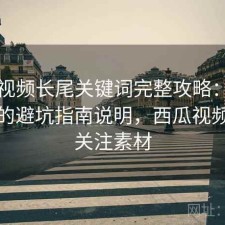 西瓜视频长尾关键词完整攻略：新手必看的避坑指南说明，西瓜视频片尾关注素材