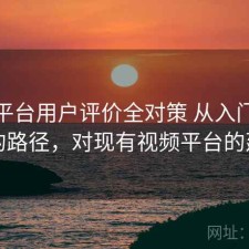 视频平台用户评价全对策 从入门到进阶的路径，对现有视频平台的建议