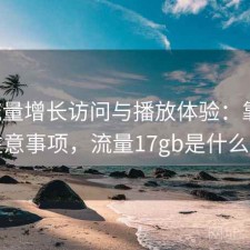 17c流量增长访问与播放体验：靠谱吗与注意事项，流量17gb是什么意思