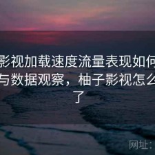 柚子影视加载速度流量表现如何？怎么选与数据观察，柚子影视怎么看不了