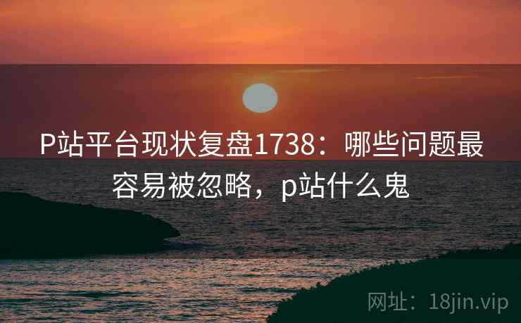 P站平台现状复盘1738:哪些问题最容易被忽略,p站什么鬼 第2张 P站平台现状复盘1738:哪些问题最容易被忽略,p站什么鬼 第2张