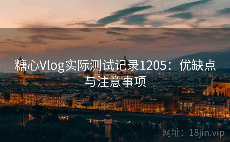 糖心Vlog实际测试记录1205:优缺点与注意事项 第2张 糖心Vlog实际测试记录1205:优缺点与注意事项 第2张