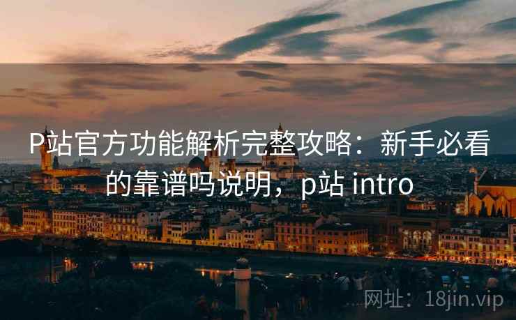 P站官方功能解析完整攻略：新手必看的靠谱吗说明，p站 intro  第2张