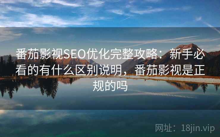 番茄影视SEO优化完整攻略：新手必看的有什么区别说明，番茄影视是正规的吗  第2张