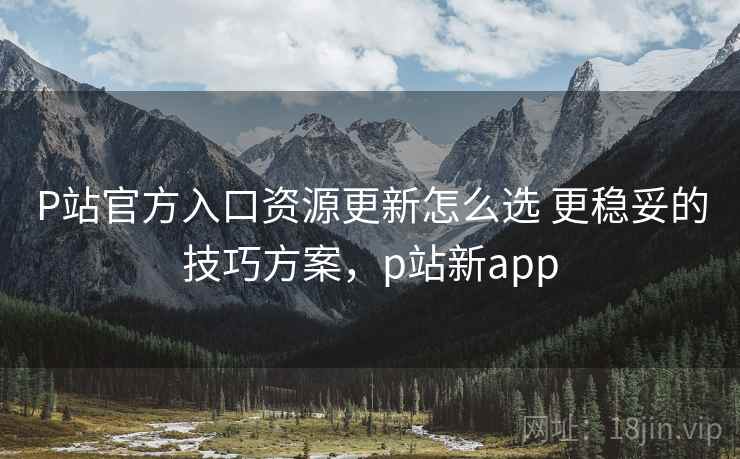 P站官方入口资源更新怎么选 更稳妥的技巧方案,p站新app 第2张 P站官方入口资源更新怎么选 更稳妥的技巧方案,p站新app 第2张