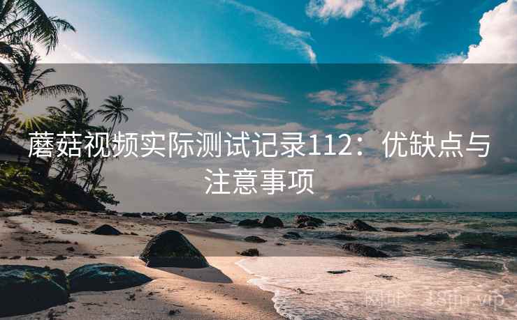 蘑菇视频实际测试记录112：优缺点与注意事项  第2张