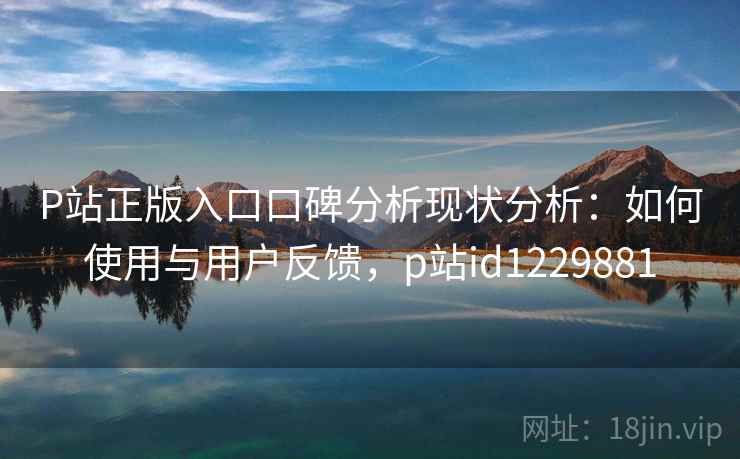 P站正版入口口碑分析现状分析：如何使用与用户反馈，p站id1229881  第2张