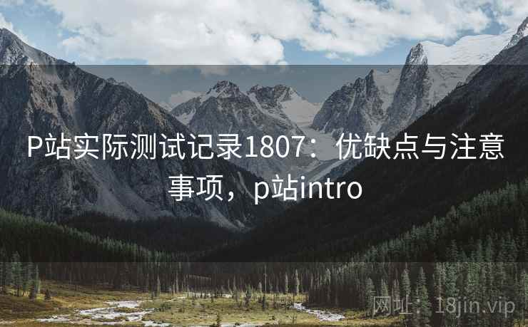 P站实际测试记录1807：优缺点与注意事项，p站intro  第1张