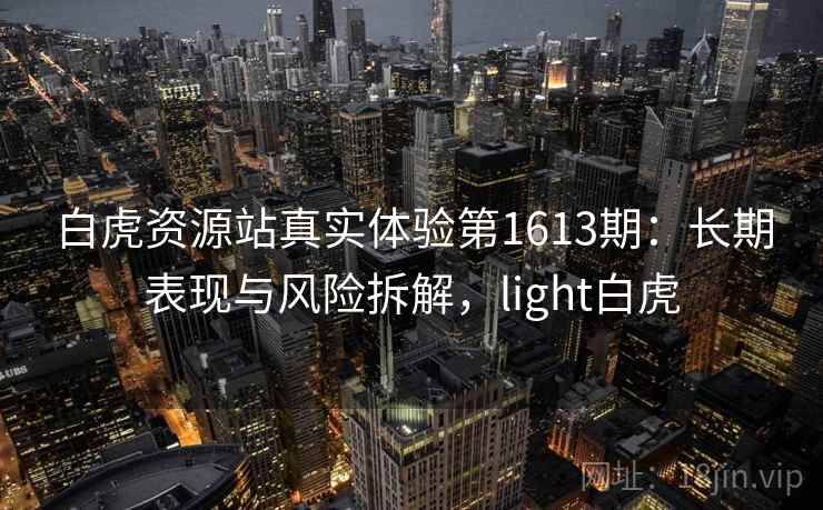 白虎资源站真实体验第1613期：长期表现与风险拆解，light白虎  第1张