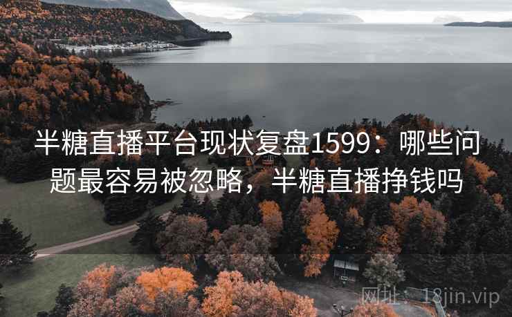 半糖直播平台现状复盘1599：哪些问题最容易被忽略，半糖直播挣钱吗  第2张