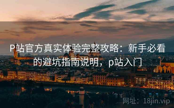 P站官方真实体验完整攻略：新手必看的避坑指南说明，p站入门  第2张