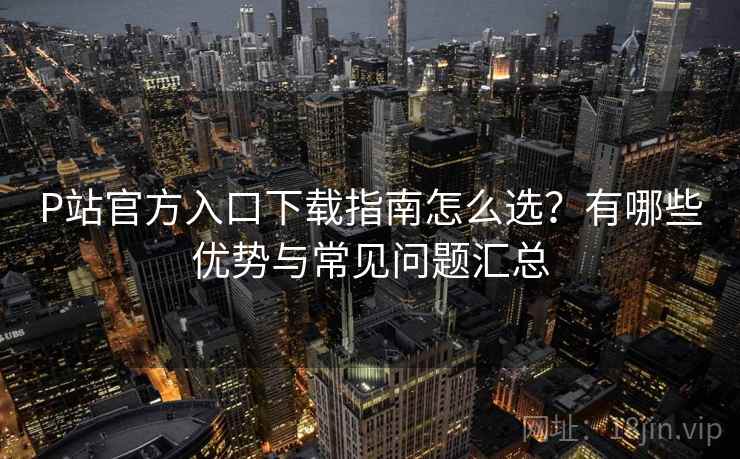 P站官方入口下载指南怎么选？有哪些优势与常见问题汇总  第2张