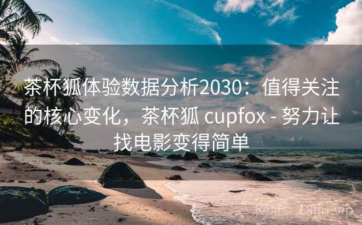 茶杯狐体验数据分析2030：值得关注的核心变化，茶杯狐 cupfox - 努力让找电影变得简单  第2张